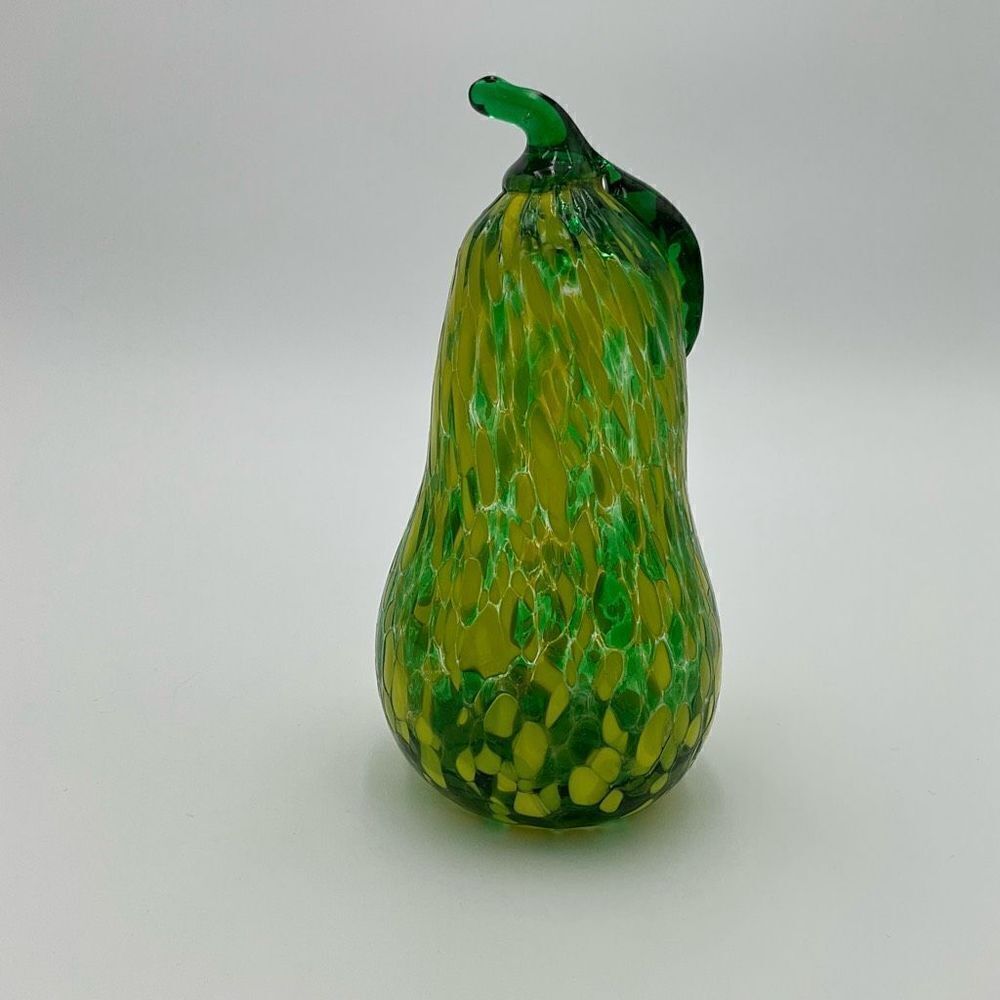 HAND BLOWN GLASS Pear - Picture 3 of 4